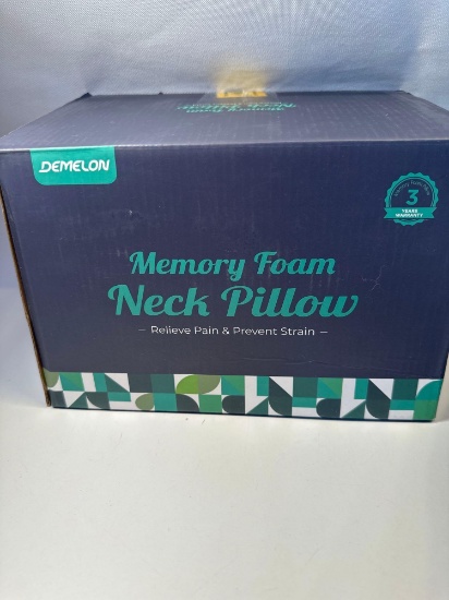Demelon Memory Foam Neck Pillow In Box