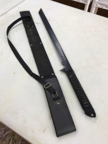Tactical Master Full Tang Ninja Machete Zombie Tactical Survival Katana