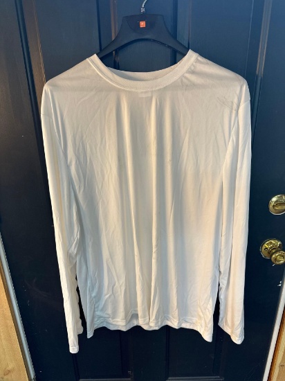 2 Hanes Cool Dri Men?s 3XL Long Sleeve Shirts