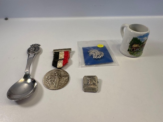 1963 Metal, 1957 Konolfingen Pin, Decor Pin, Decor Spoon , Etc