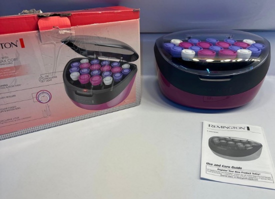 Remington Full Set With Exclusive Wax Cove Heating Rollers In Box