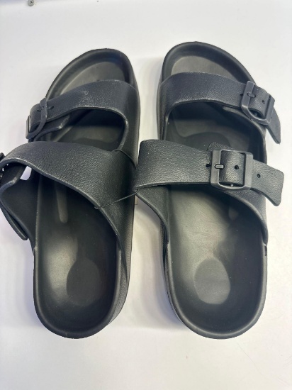New Dena Lives Ultra Comfort 2 Band Slide Sandals Size 10