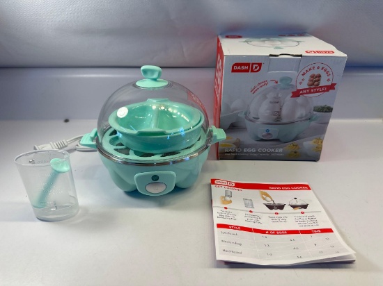 Used Dash Rapid Egg Cooker With Accessories