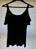 New Herlollychips X-Large Black Tank Top Dress Shirt