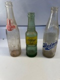 Vintage Steinie Soda Pop/ NuGrape Soda/ Belton Beverages Glass Bottles