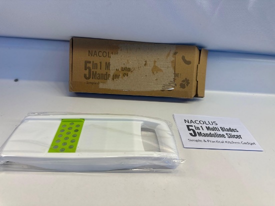 New Nacolus 5 In 1 Multi Blades Mandolin Slicer In Box