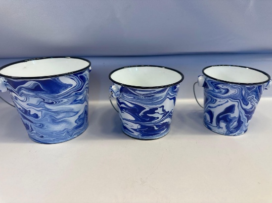 3 Pc Bucket Set With Handles