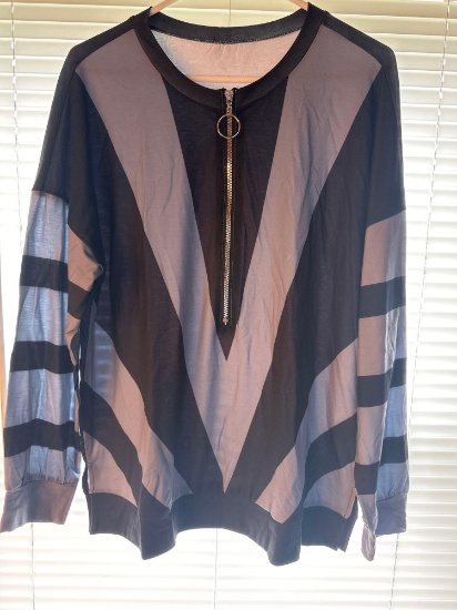 Womens Long Sleeve Shirt Size Large