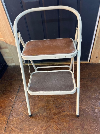Metal Folding 2 Step Ladder