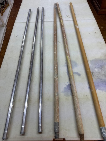 6 Poles for Brush or Rolls