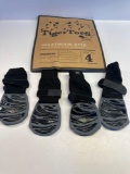 New Girls Tiger Toes Premium Grip Socks 4 Pack