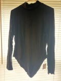 New Mangopop Black Bodysuit Size X-Large