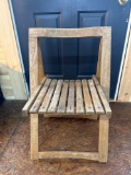 Vintage Wooden Camping Folding Chair