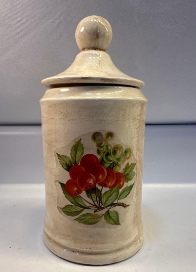 Vintage NH 99 Pottery Canister With Lid