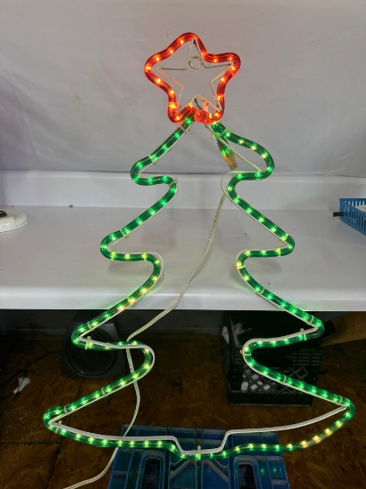 LED 2D Top Star Christmas Tree Decorative Lights