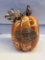 Happy Fall Wooden Pumpkin Decoration