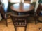 Solid Oak Table with Leaf and 4 chairs