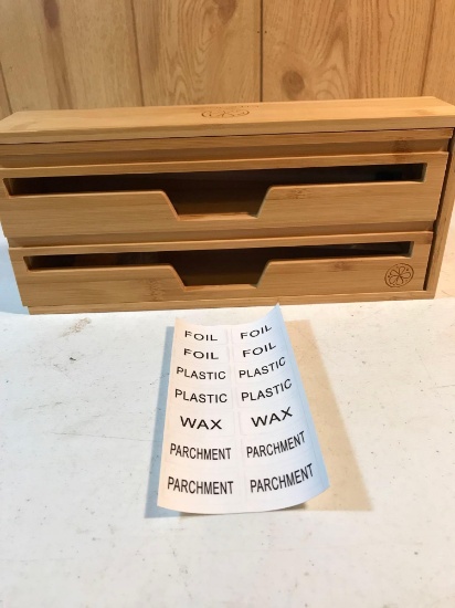 Wooden Holder for Foil and WaxPaper