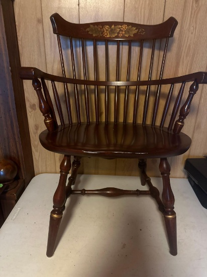 Vintage L. Hitchcock Wooden Chair