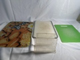 3 Cutting Boards/ 1 Napkin Holder