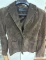 Kenneth Cole Authentic Brown Suede Blazer/Jacket Size Large