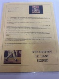 Ken Griffey Jr. Signed Photo Mariners