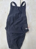 New Womens One Piece Black Speedo Bathing Suit