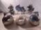 6 Ks Collection Lusterware Dolphin Figurines