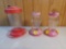 3 Plastic Hummingbird Feeders