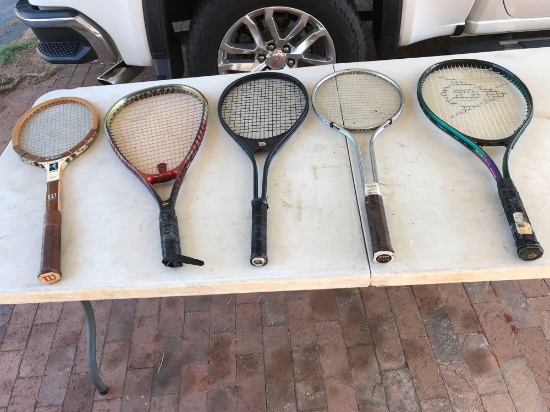5 Tennis Rackets