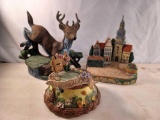 Deer Figurine, Hummelscapes Collection Around the Town Figurine, Musikfest Collection A Wish For
