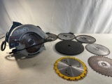 Craftsman 7 1/4 Inch Circular Saw , 7 Blades , Etc