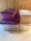 4 Sterilite Plastic Containers