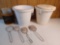 Cricket Basket, 2 Styrofoam Minnow Buckets, 4 Nets