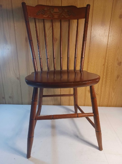 L. Hitchcock Spindle Back Side Chair