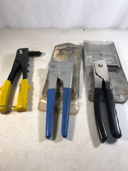 3 Pop Rivet Guns