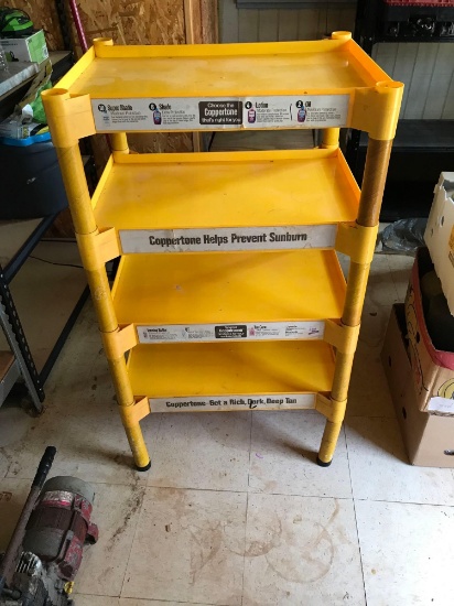 Plastic Shelf Unit 4 Shelves