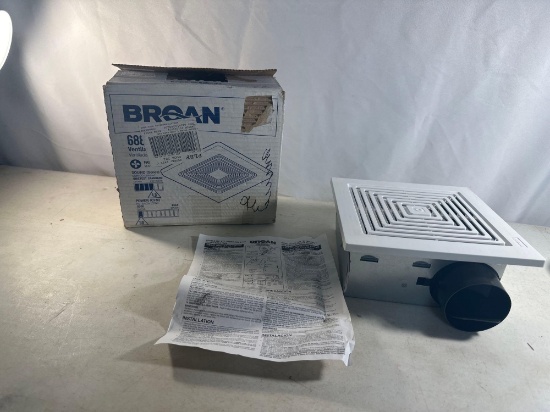 New Broan Ventilation Fan