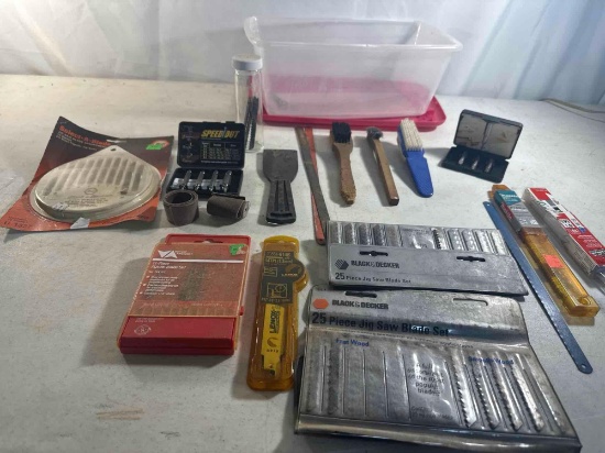 Jig Saw Blade, Used Jig Saw Blade Sets , Screws and Bolt Sets , Etc
