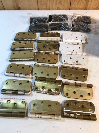 6 New 4 inch Hinges 18 Used 4 inch Hinges