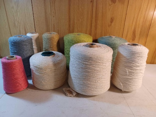 9 Spools of Yarn