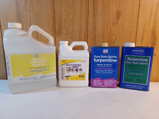 Mineral Spirits, Multi-Surface Primer, 2 Turpentine