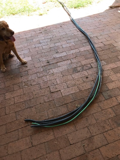 180 feet of aluminum electric wire