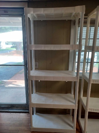 Plastic 5 Shelf Storage Unit
