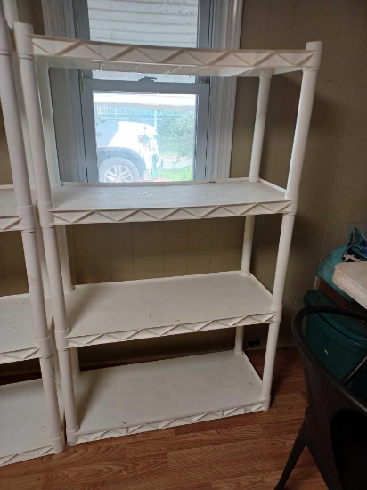 Plastic 4 Shelf Storage Unit