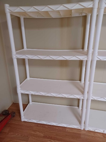 Plastic 4 Shelf Storage Unit
