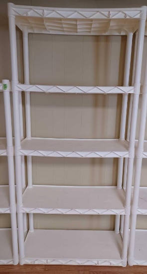 Plastic 5 Shelf Storage Unit