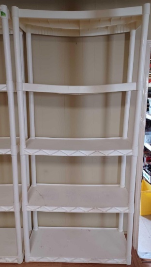 Plastic 5 Shelf Storage Unit