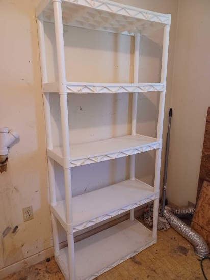 Plastic 5 Shelf Storage Unit