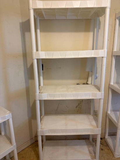 Plastic 5 Shelf Storage Unit